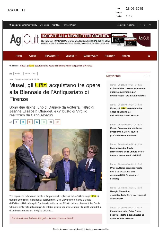 rassegna stampa orsini