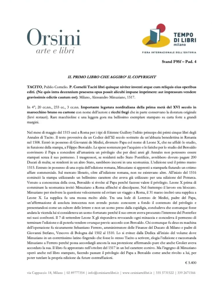 catalogo orsini