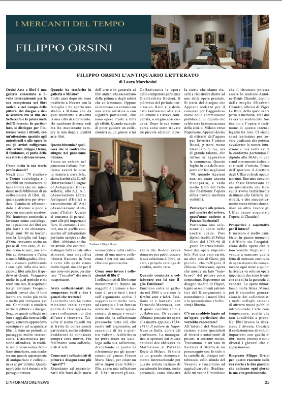 rassegna stampa orsini